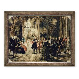 Tablou inramat - Adolph Friedrich Erdmann von Menzel - Schita pentru Concertul Flaut - - Roveli
