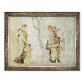 Tablou inramat - Roman Imperial Period - Eros fiind pedepsit in prezenta Afroditei - - Roveli