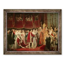 Tablou inramat - Georges Rouget - Ceremonia de casatorie a lui Napoleon I si a Arhiducesei Marie-Louis la 2 aprilie 1810 - - Roveli