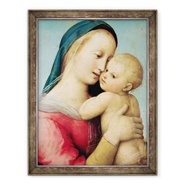 Tablou inramat - Raphael - Detaliu al Madonnei Tempi - - Roveli