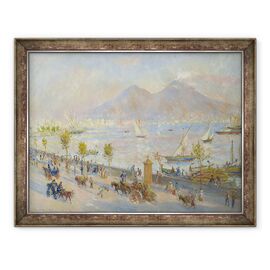 Tablou inramat - Pierre Auguste Renoir - Golful Napoli, Seara - - Roveli