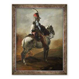 Tablou inramat - Theodore Gericault - Trompetistul husarilor - - Roveli