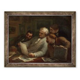 Tablou inramat - Honore Daumier - Colectionarii de imprimare - - Roveli