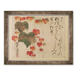 Tablou inramat - Ogata Kenzan - Iedera de toamna - - Roveli