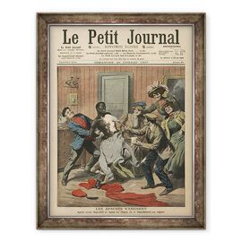 Tablou inramat - Scoala franceza - Apasii se distreaza, ilustrare din Le Petit Journal, supliment illustre - - Roveli