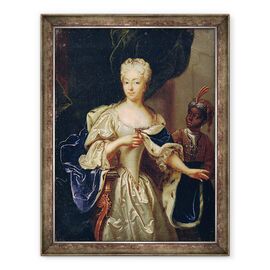 Tablou inramat - Luedden - Portret De Printesa Charlotte De Brunswick-Luneburg - - Roveli