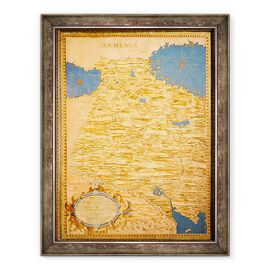 Tablou inramat - Stefano Buonsignori - Harta Armenia - - Roveli