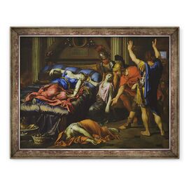 Tablou inramat - Pierre Mignard - Moartea lui Cleopatra - - Roveli
