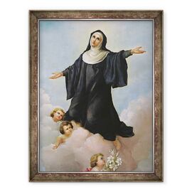 Tablou inramat - Scoala Italiana - Santa Liberata in Glory - - Roveli