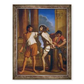 Tablou inramat - Guercino - Flagelarea lui Hristos - - Roveli