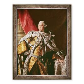 Tablou inramat - Allan Ramsay - Regele George al III-lea - - Roveli