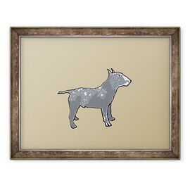 Tablou inramat - Sarah Thompson-Engels - Bull terrier - - Roveli
