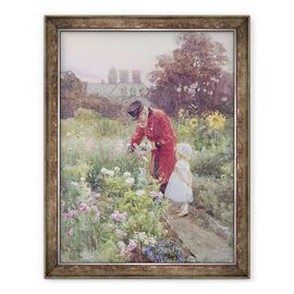 Tablou inramat - Rose Maynard Barton - Gradina bunicului - - Roveli