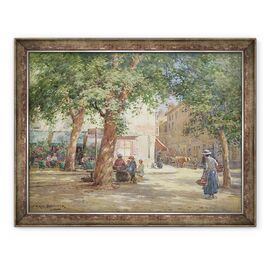 Tablou inramat - William Kay Blacklock - Piata Piata - - Roveli