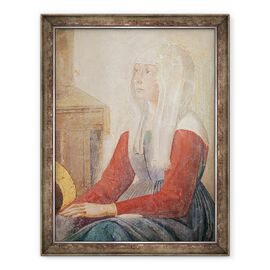 Tablou inramat - Domenico Ghirlandaio - Detaliu al unei femei din Moartea Sf. Fina - - Roveli