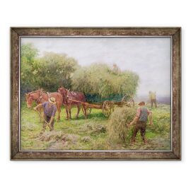 Tablou inramat - Arthur Hopkins - Haymaking - - Roveli