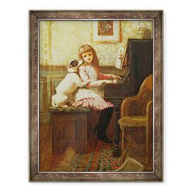 Tablou inramat - Charles Trevor Garland - Bea pentru mine doar cu ochii Tai - - Roveli