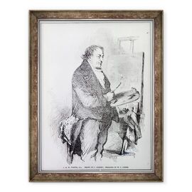 Tablou inramat - John Gilbert - Joseph Mallord William Turner, gravat de W.J. Linton - - Roveli