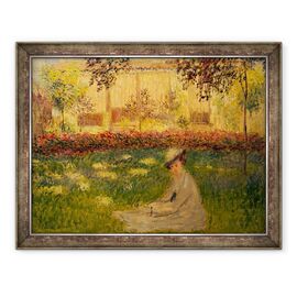 Tablou inramat - Claude Monet - Femeie intr-o gradina - - Roveli