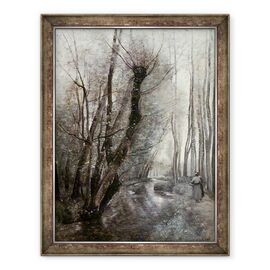 Tablou inramat - Jean Baptiste Camille Corot - Fluxul - - Roveli