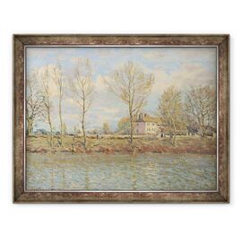 Tablou inramat - Alfred Sisley - LIle de la Grande Jatte, Neuilly-sur-Seine - - Roveli