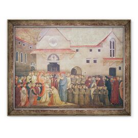 Tablou inramat - Bicci di Lorenzo - Sfintirea Bisericii Noi Sfantul Egidio de catre Papa Martin al V-lea, septembrie 1420 - - Roveli