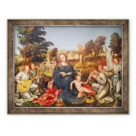 Tablou inramat - Gregorio Lopez - Fecioara si Pruncul si - - Roveli