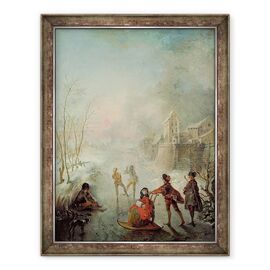 Tablou inramat - Jacques de Lajoue - Iarna - - Roveli