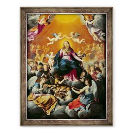 Tablou inramat - Guido Reni - incoronarea Fecioarei - - Roveli