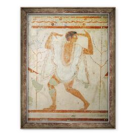 Tablou inramat - Etruscan - Dansator din Mormantul Tricliniului - - Roveli
