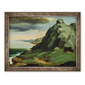 Tablou inramat - Jean-Francois Millet - Stanca Catel, sau stancile de la Haga - - Roveli