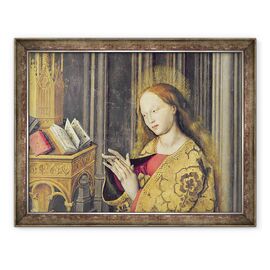 Tablou inramat - Master of the Aix Annunciation - Fecioara Maria citind dintr-o carte de ore - - Roveli