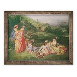 Tablou inramat - Jean Antoine Watteau - Peaceful Love - - Roveli