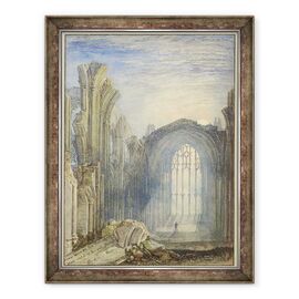 Tablou inramat - Joseph Mallord William Turner - Melrose Abbey - - Roveli