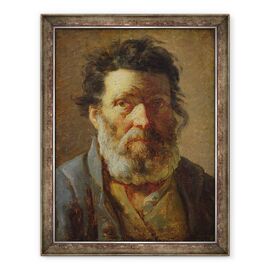 Tablou inramat - Adolphe-Felix Cals - seful unui batran - - Roveli