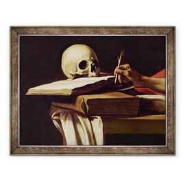 Tablou inramat - Michelangelo Merisi da Caravaggio - Sfantul Jerome Scriind - - Roveli