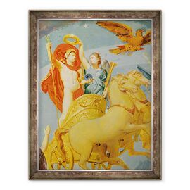 Tablou inramat - Jean Auguste Dominique Ingres - Apoteoza lui Napoleon I, detaliu al carului lui Napoleon - - Roveli