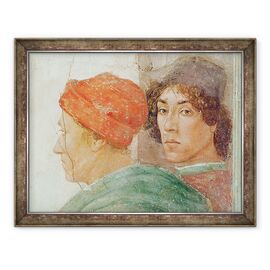 Tablou inramat - Filippino Lippi - Detaliu al disputei cu Simon Mago - - Roveli