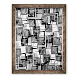 Tablou inramat - Louisa Hereford - Patrate monocrome - - Roveli