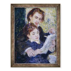 Tablou inramat - Pierre Auguste Renoir - in Studio, Georges Riviere si Marguerite Legrand - - Roveli