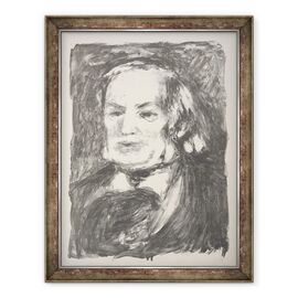 Tablou inramat - Pierre Auguste Renoir - Portretul lui Richard Wagner - - Roveli