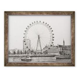 Tablou inramat - Vincent Alexander Booth - The London Eye, 2006 - - Roveli