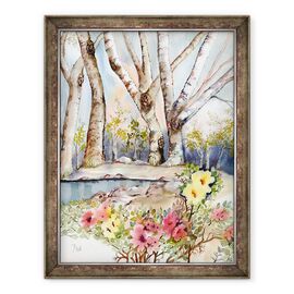 Tablou inramat - Neela Pushparaj - Wild Rose iaz - - Roveli