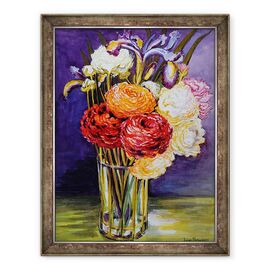 Tablou inramat - Joan Thewsey - Ranunculus intr-un pahar 2000 - - Roveli