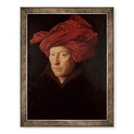 Tablou inramat - Jan van Eyck - Portretul unui barbat - - Roveli