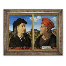 Tablou inramat - Piero di Cosimo - Portrete De Giuliano si Francesco Giamberti da Sangallo - - Roveli