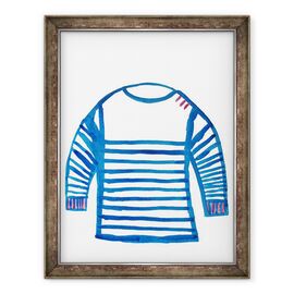 Tablou inramat - Daisy de Villeneuve - Pulover cu dungi - - Roveli