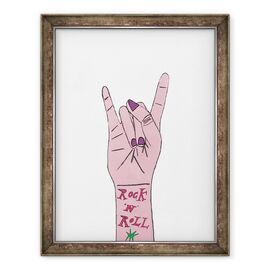 Tablou inramat - Daisy de Villeneuve - Rock n Roll - - Roveli