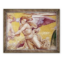 Tablou inramat - Luca Signorelli - Detaliu al celor alesi in Paradis, de la Capela Madonnei di San Brizio - - Roveli