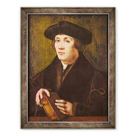 Tablou inramat - Jan Gossaert - Portretul unui carturar - - Roveli